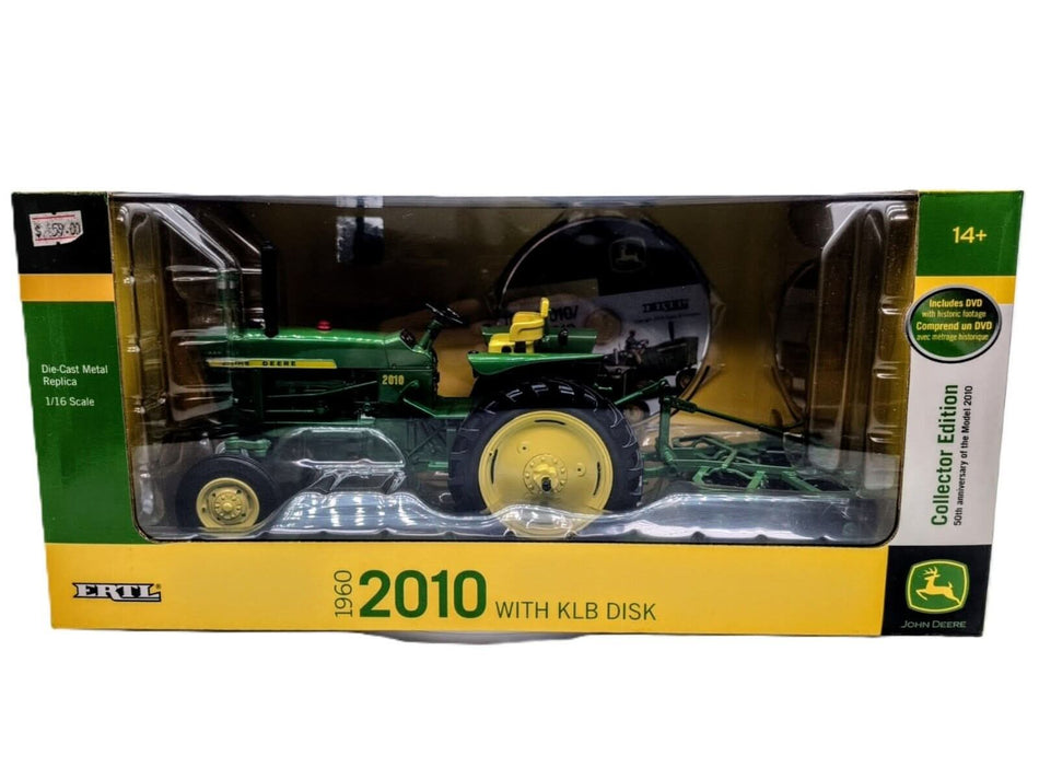 1/16 1960 John Deere 2010 Tractor with KLB Disk Collectors Edition