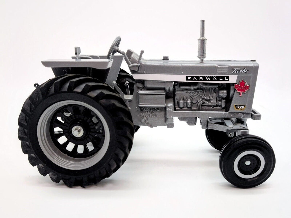 1/16 International Harvester 1206 Tractor, Silver, 2010 Ontario Toy Show - Farm Toy