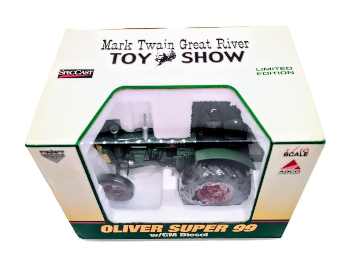 1/16 Limited Edition Oliver Super 99 w/ GM Diesel, 2007 Mark Twain Great River - Farm Toy