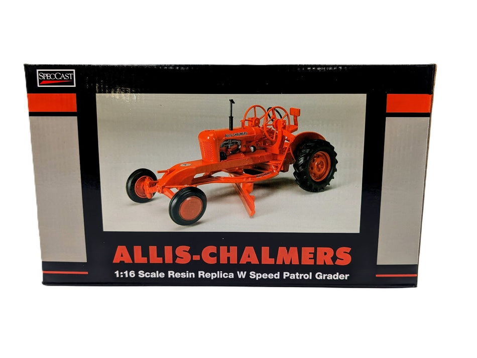 1/16 Allis-Chalmers w Speed Patrol Grader, 2016 Orange Spectacular