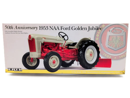 1/16 1953 NAA Ford Golden Jubilee Tractor With Blade Commemorative Ed. Ertl - Farm Toy