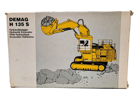 1/50 Demag H135S Mining Front Shovel - Yellow - Conrad Diecast Model #2772.