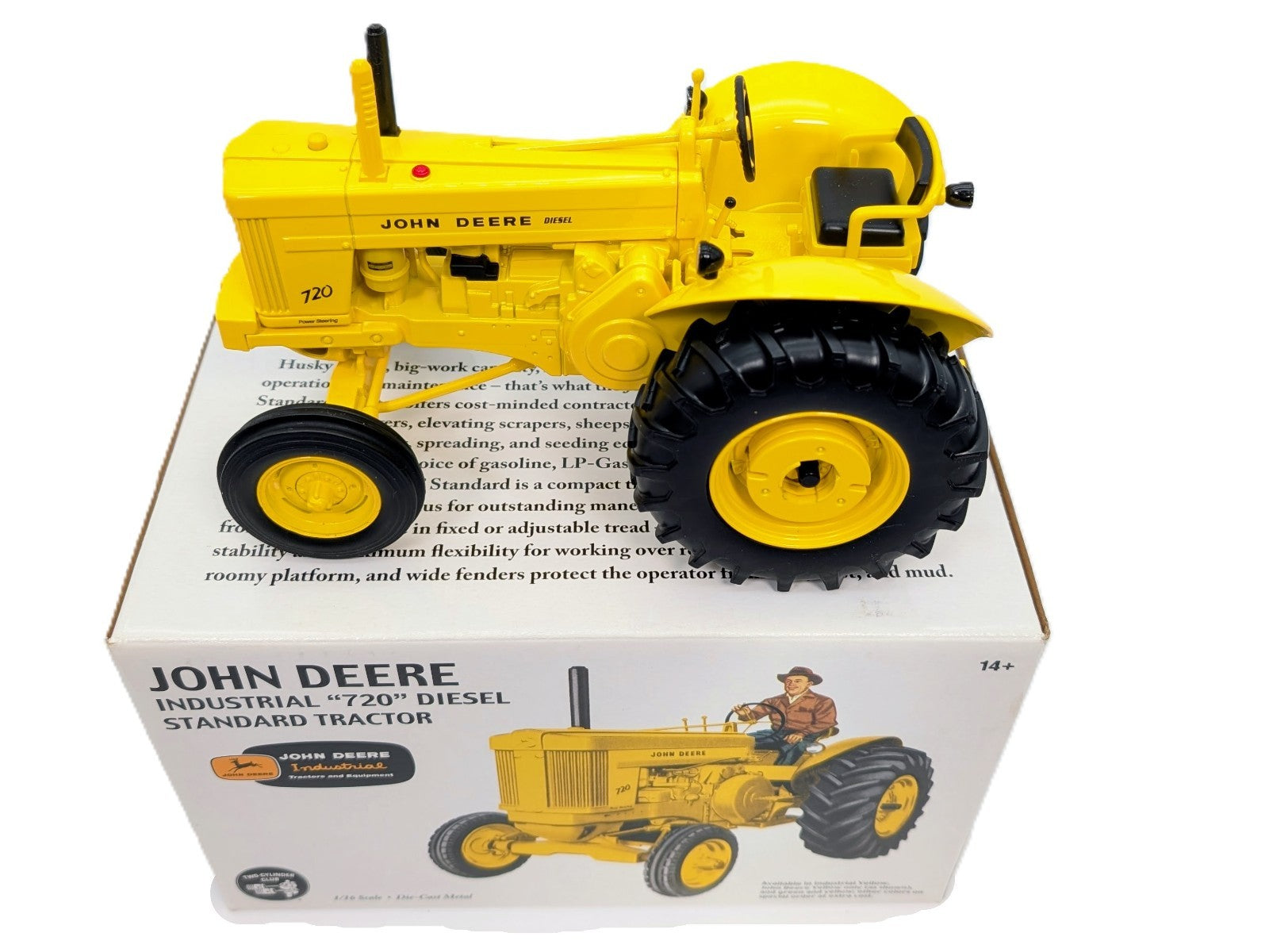 1/16 John Deere Industrial 720 Diesel Standard Tractor.
