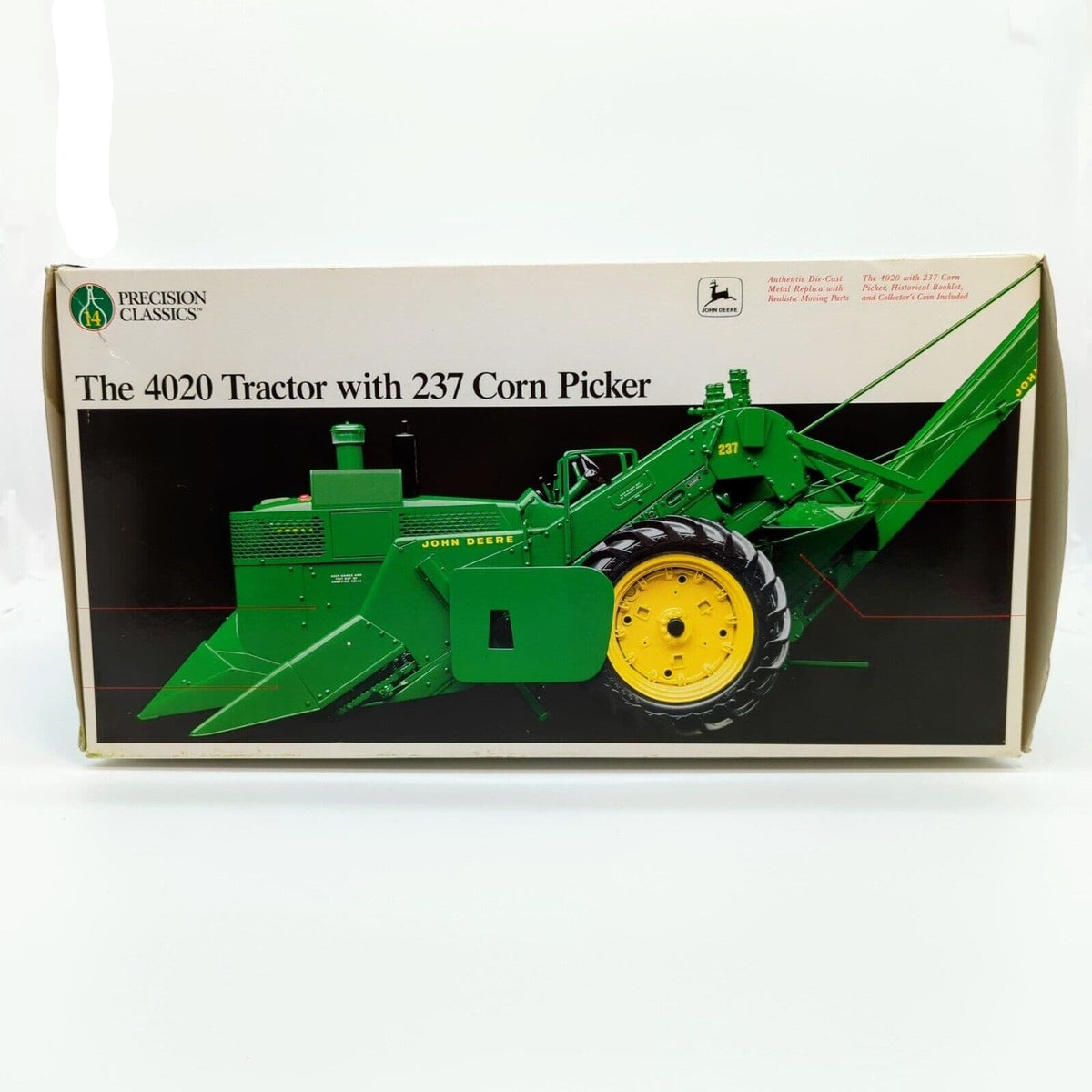 John Deere 4020 Tractor w/ 237 Corn Picker 1/16 ERTL Precision Classics #14 OEM SEALED.