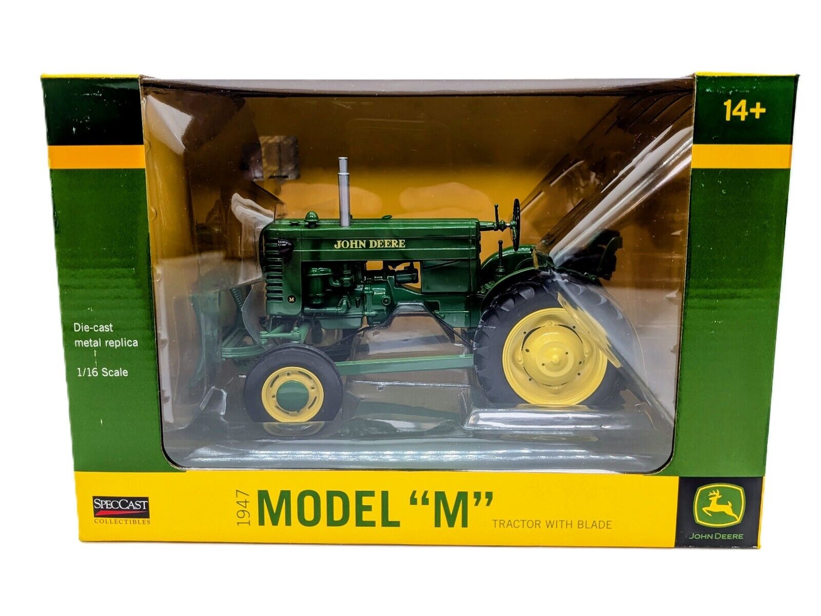 1/16 John Deere Model M Tractor With Blade 