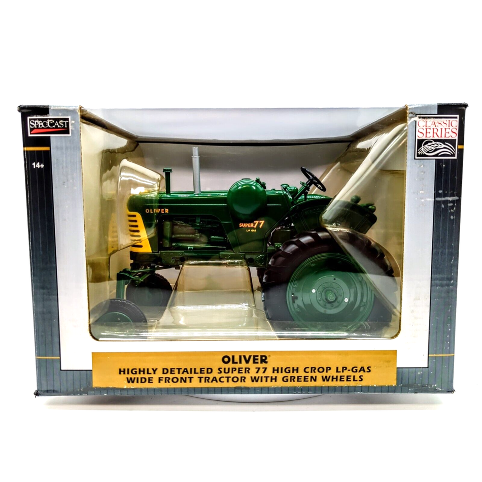 1/16 High Detail Oliver Super 77 High Crop LP-Gas w/ Green Wheels