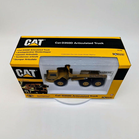 CAT Caterpillar D350D Articulated Truck Norscot Die-Cast, 1/50 #557005.