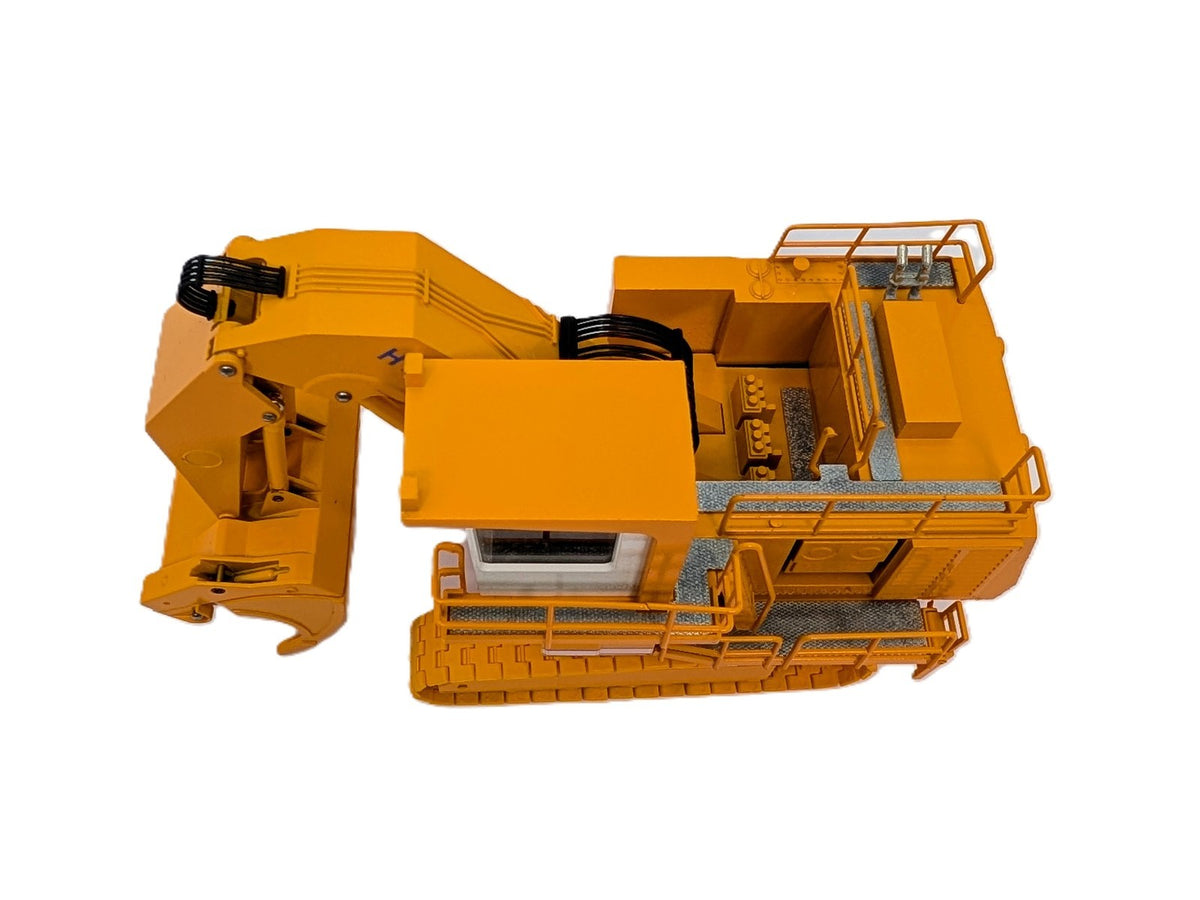1/50 Demag H135S Mining Front Shovel - Yellow - Conrad Diecast Model #2772.