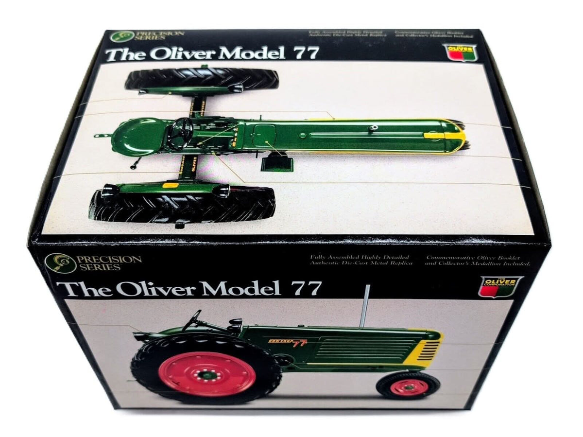 1/16 Oliver 77 Tractor With Narrow Front & Red Rims, Precision Series #4 Sealed - Farm Toy