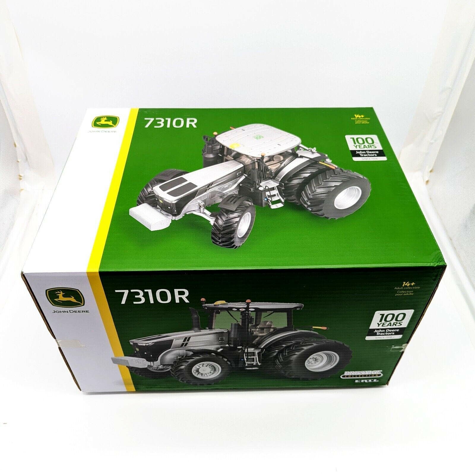 1/16 John Deere 7310R Prestige Tractor, Silver, 100Th Ann., Special Edition.