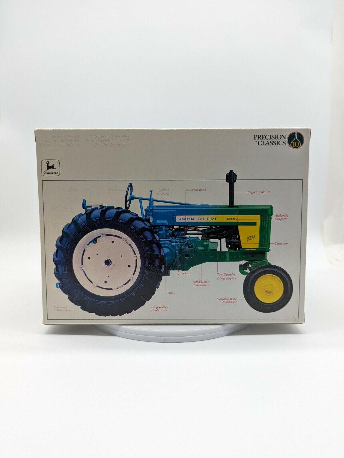 Custom John Deere 720 Diesel Precision Classics #10 by Ertl 1/16 scale.