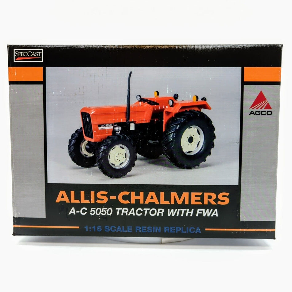 1/16 Allis Chalmers 5050 Tractor With Front Assist, Orange Spectacular Show