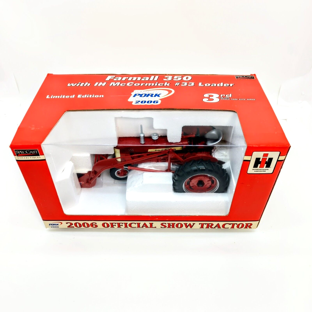 International Farmall 350 Tractor - Top Quality IH #33 Loader for Your Farm Toy Collection