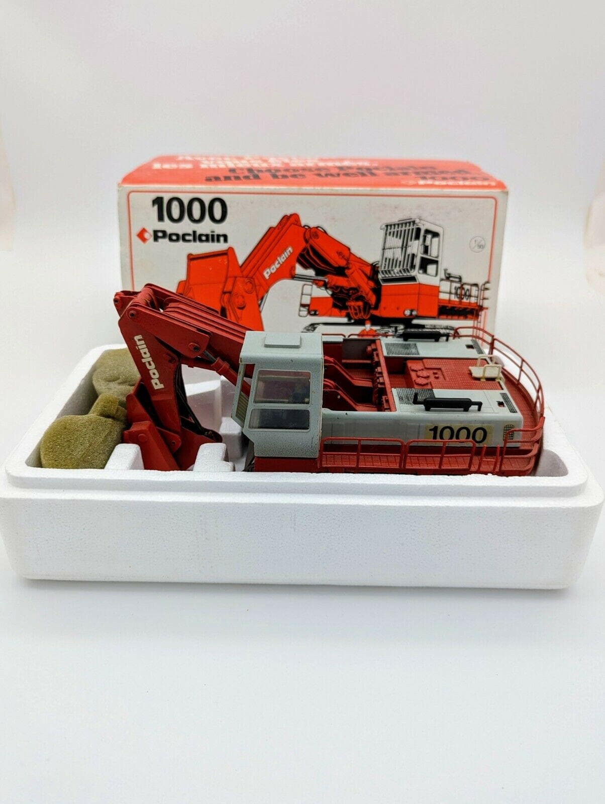 Poclain 1000 Front Shovel - High Cab  CEF Sijam Replex 1/50 Scale Model #111.