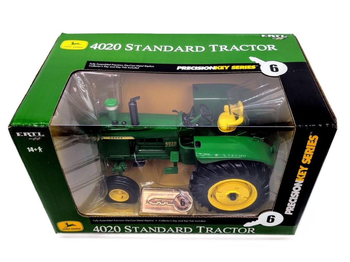 1/16 John Deere 4020 Standard Tractor, Precision Key Series #6 - Farm Toy