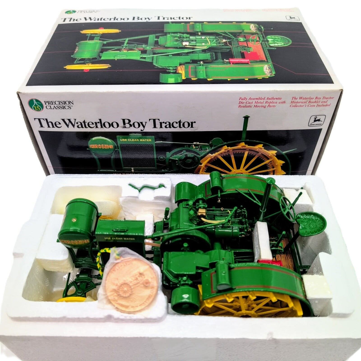 1/16 John Deere Waterloo Boy Precision Tractor #15 - Farm Toy Tractor