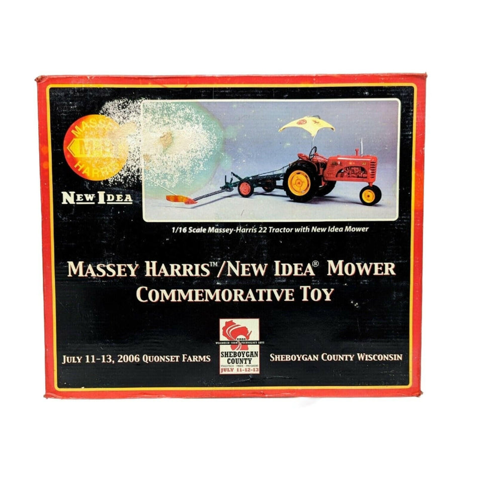 1/16 Massey Harris 22 Tractor W/ New Idea Mower, 2006 Commemorative Tractor.