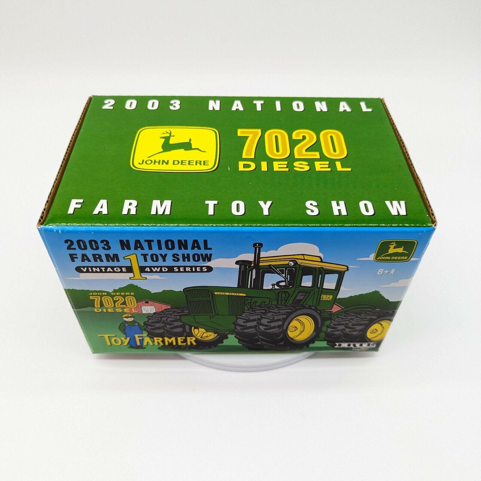 John Deere 7020 Diesel Tractor 2003 National Farm Toy Show By Ertl 1/32.