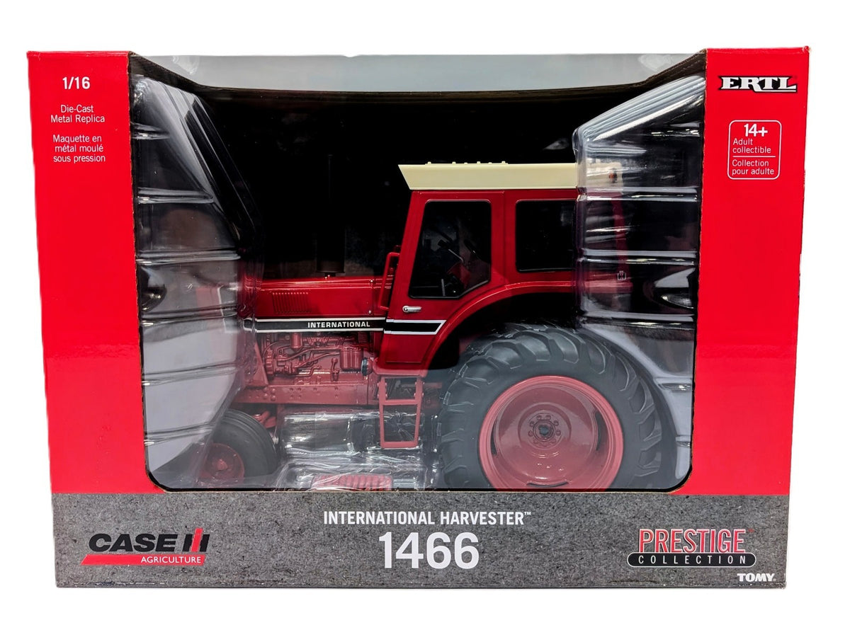 1/16 International Harvester 1466 Tractor With Black Stripe Decal And Duals.