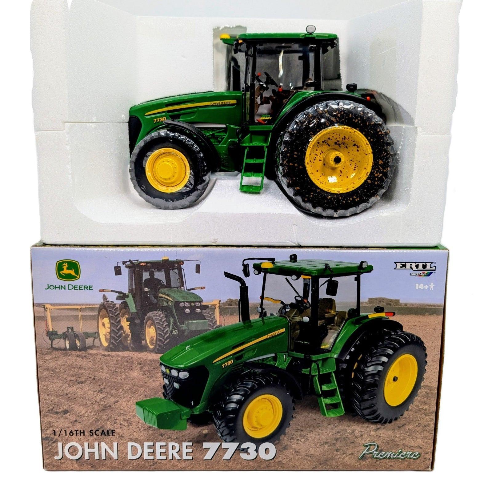 1/16 John Deere 7730 Tractor W/ Front Wheel Assist, 2007 Farm Show MUDDY VERSION.