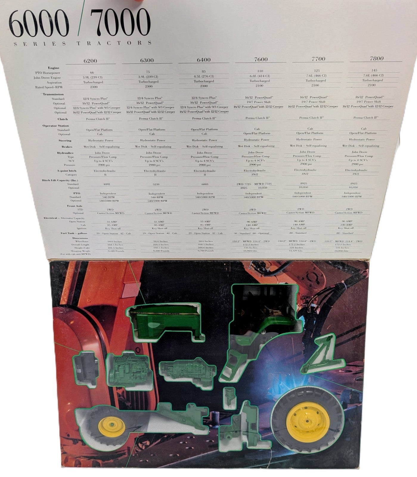John Deere 6000 / 7000 Series Tractors Plastic.