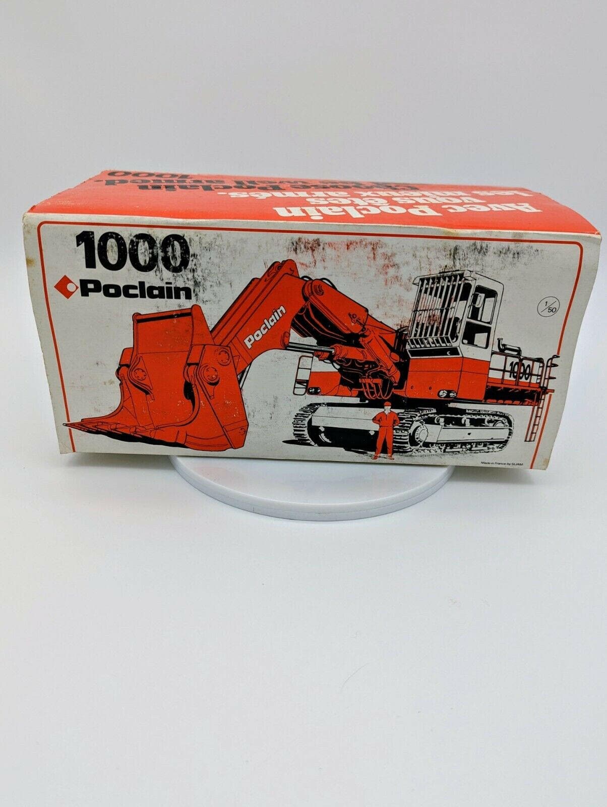 Poclain 1000 Front Shovel - High Cab  CEF Sijam Replex 1/50 Scale Model #111.