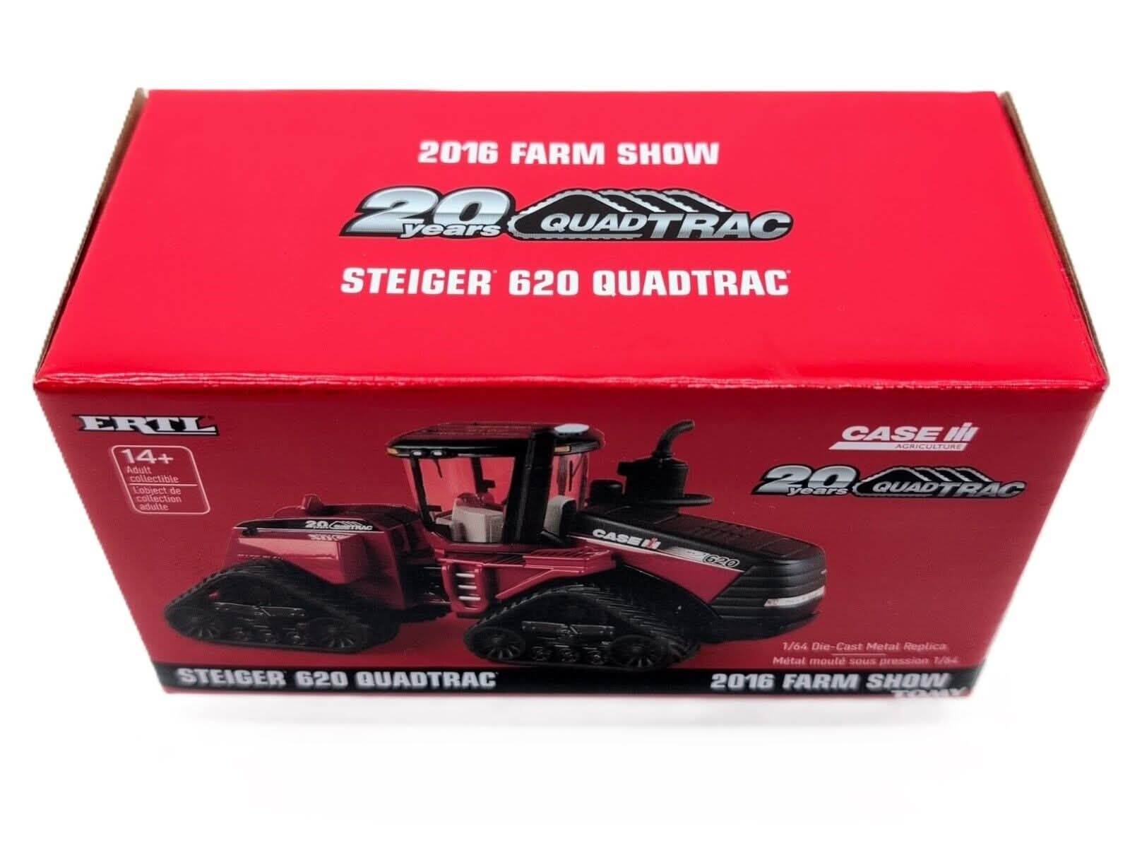 1/64 Case IH Steiger 620 Quadtrac Tractor, 20 Years Quadtrac, 2016 Farm Show - Farm Toy Tractor