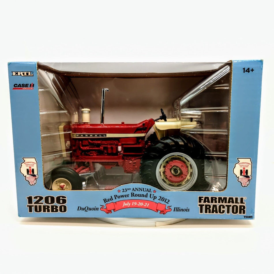 1/16 International Harvester Farmall 1206 Turbo Tractor, Red Power Round Up Ed.