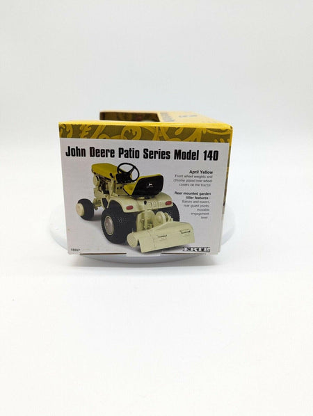 Ertl John Deere Patio Series Model 140 Yellow 1/16 Die Cast Metal 2004 15557.