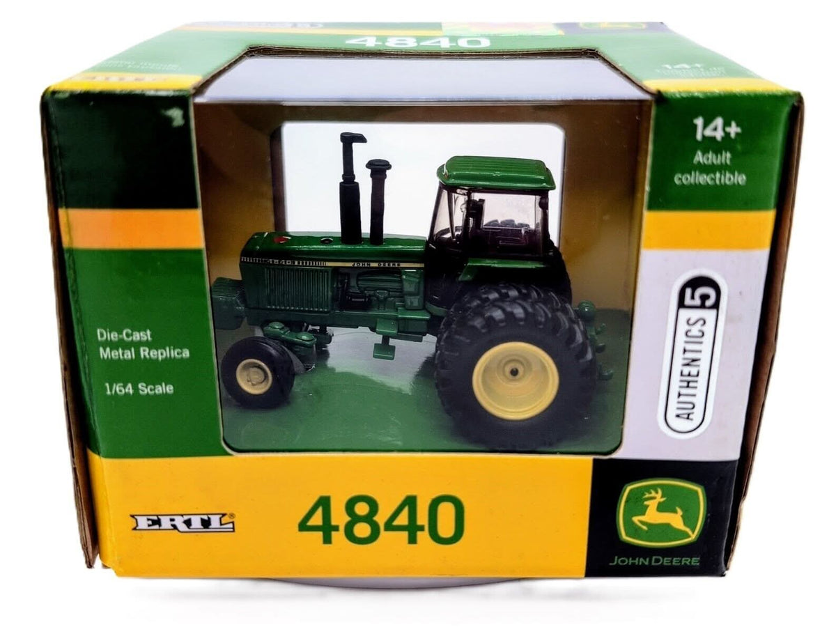 1/64 John Deere 4840 Authentics Tractor With Duals #5 - Farm Toy Tractor