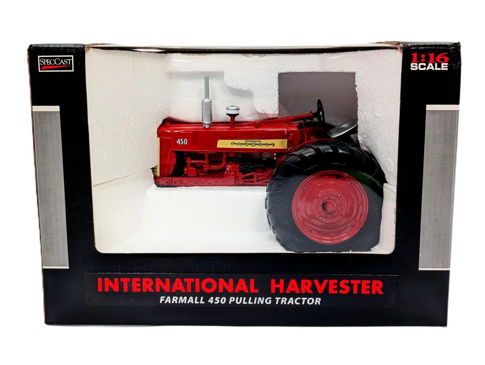 1/16 International Harvester Farmall 450 Pulling Tractor.