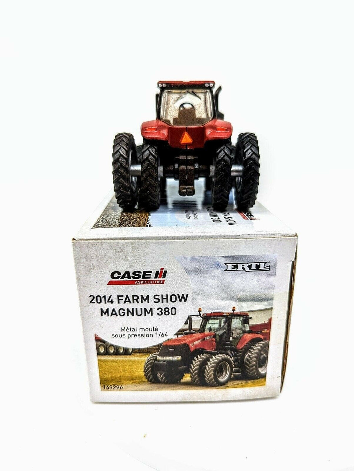 Ertl 1/64 Case IH Magnum 380 Tractor Farm Toy Duals 2014 Farm Show Dusty.