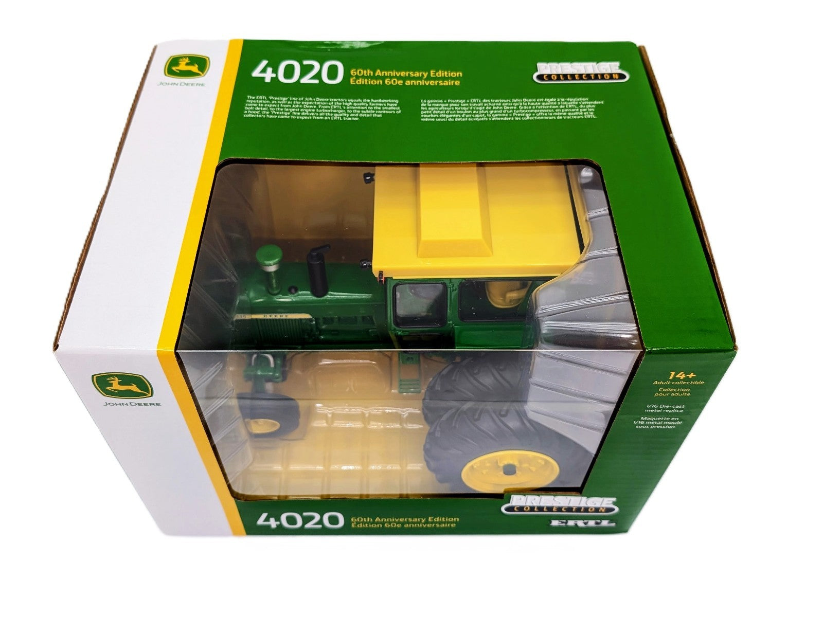 1/16 John Deere 4020 Diesel Tractor With Cab & Duals, 60th Anniversary.