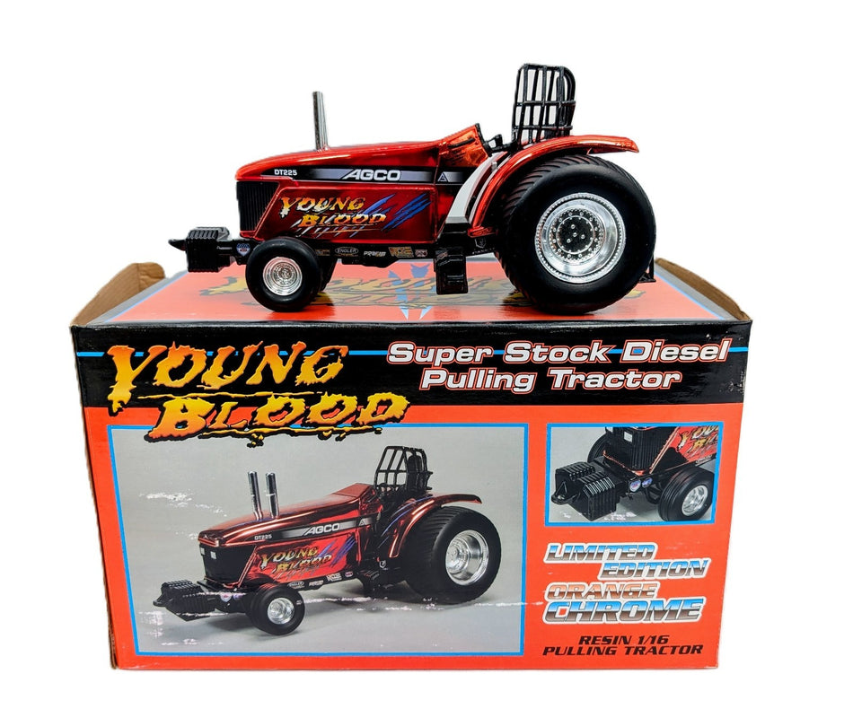 1/16 AGCO Young Blood Orange Chrome Super Stock Pulling Tractor