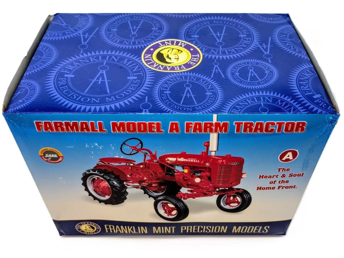 1/12 Precision Farmall Model A Wide Front Tractor #7 Franklin Mint - Farm Toy Tractor