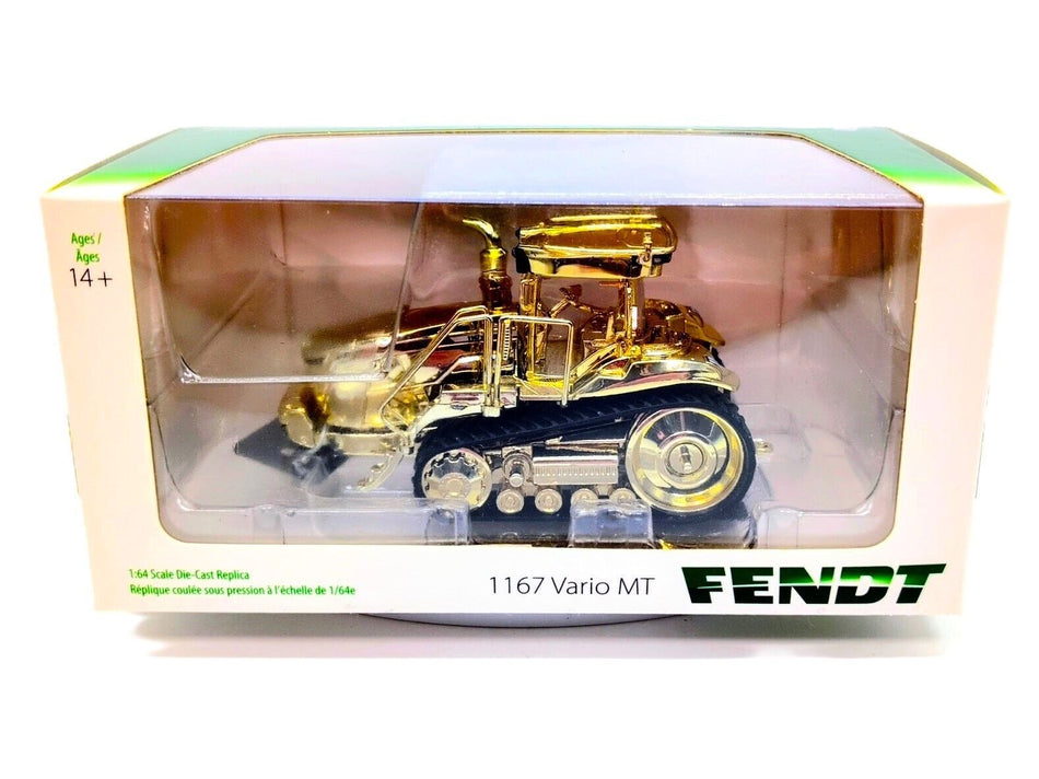 1/64 Fendt 1167 Vario MT Tractor With Tracks, Gold