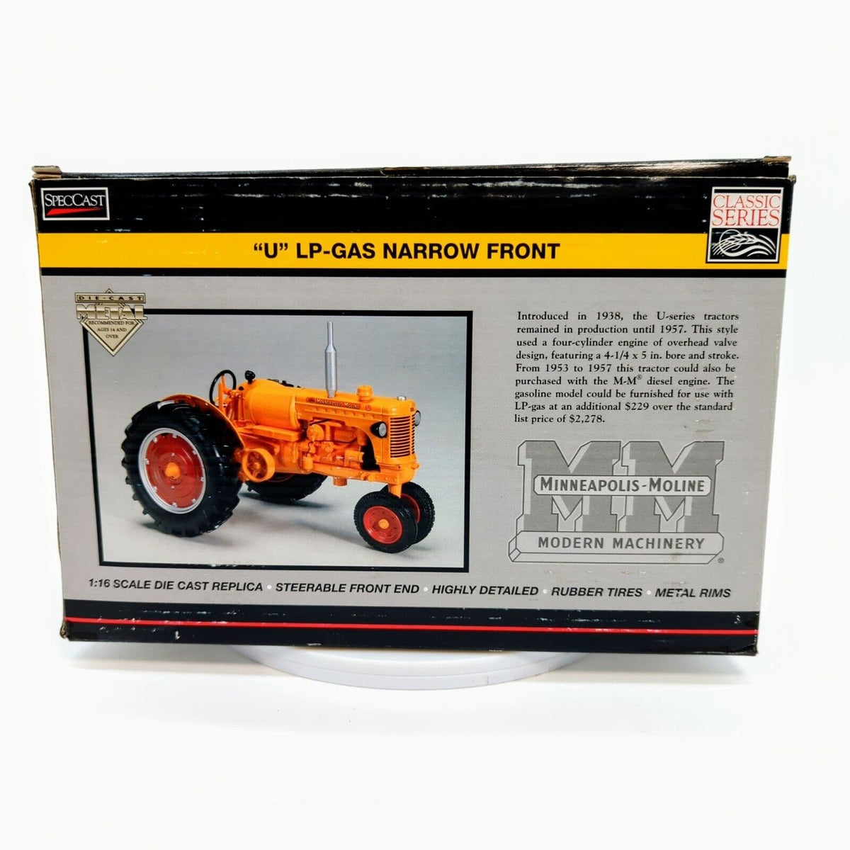 1/16 Minneapolis Moline U Tractor With Narrow Front