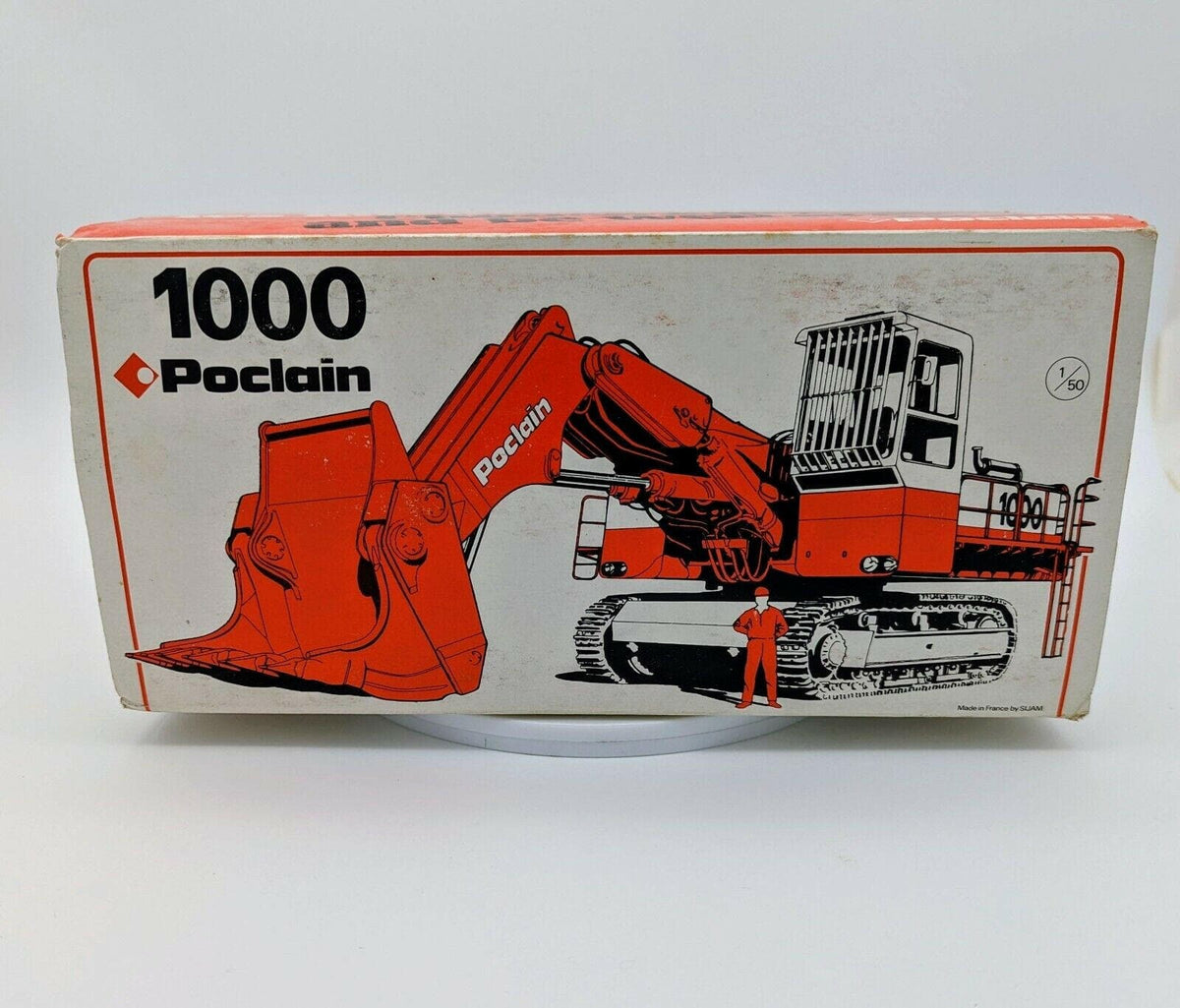 Poclain 1000 Front Shovel - High Cab  CEF Sijam Replex 1/50 Scale Model #111.