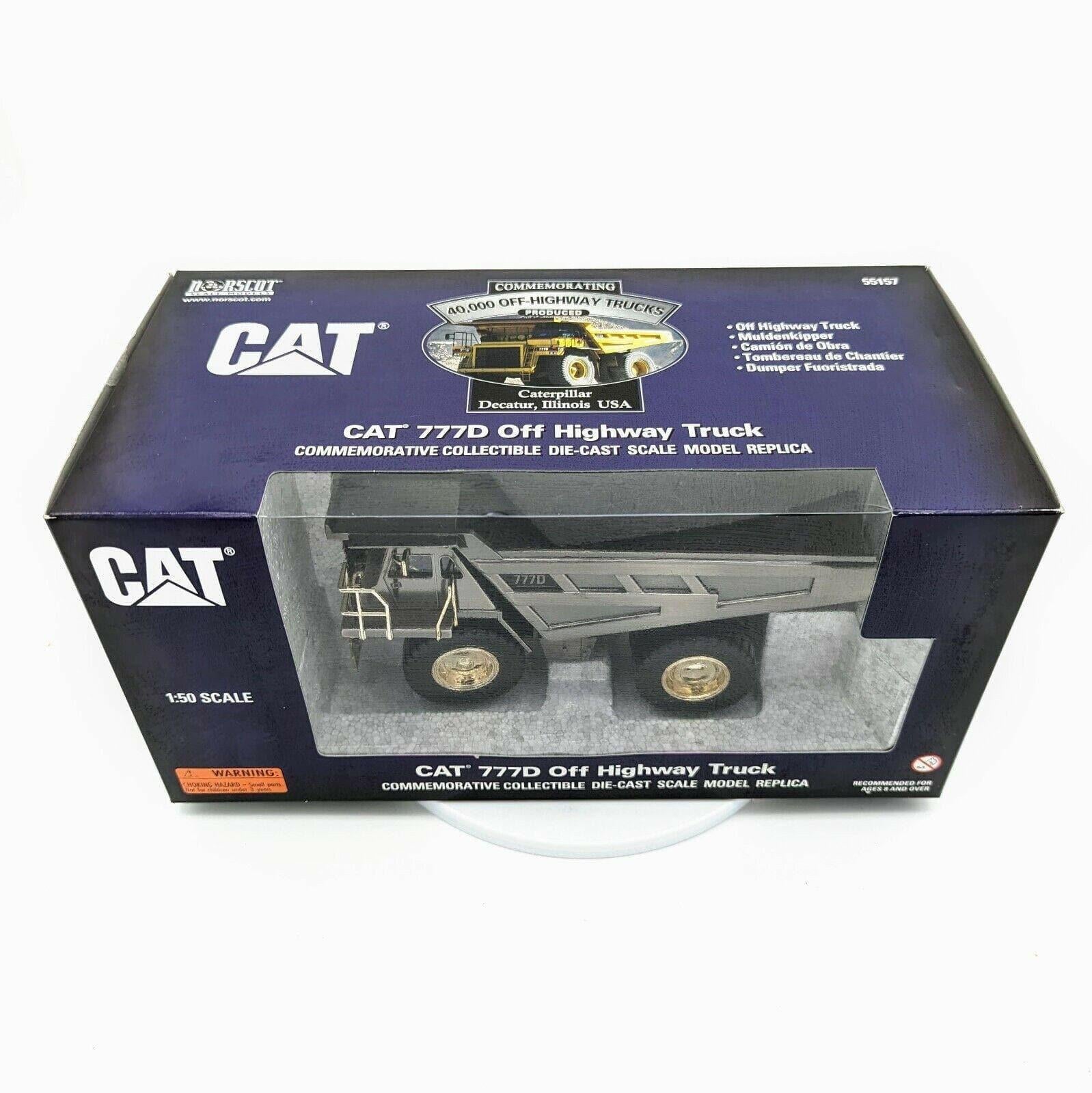 CAT 777D Off-Highway Truck 1/50 Scale Diecast Model - Norscot