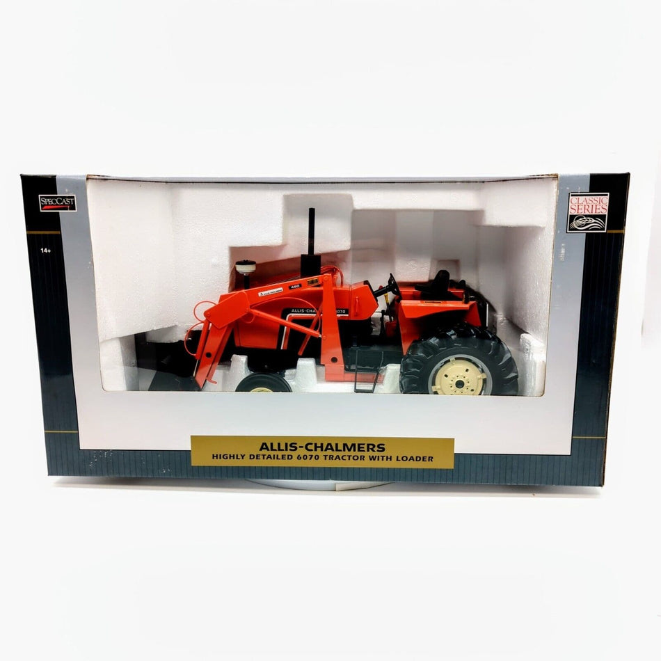 1/16th Allis Chalmers 6070 Tractor with Wide Front and Loader By SpecCast