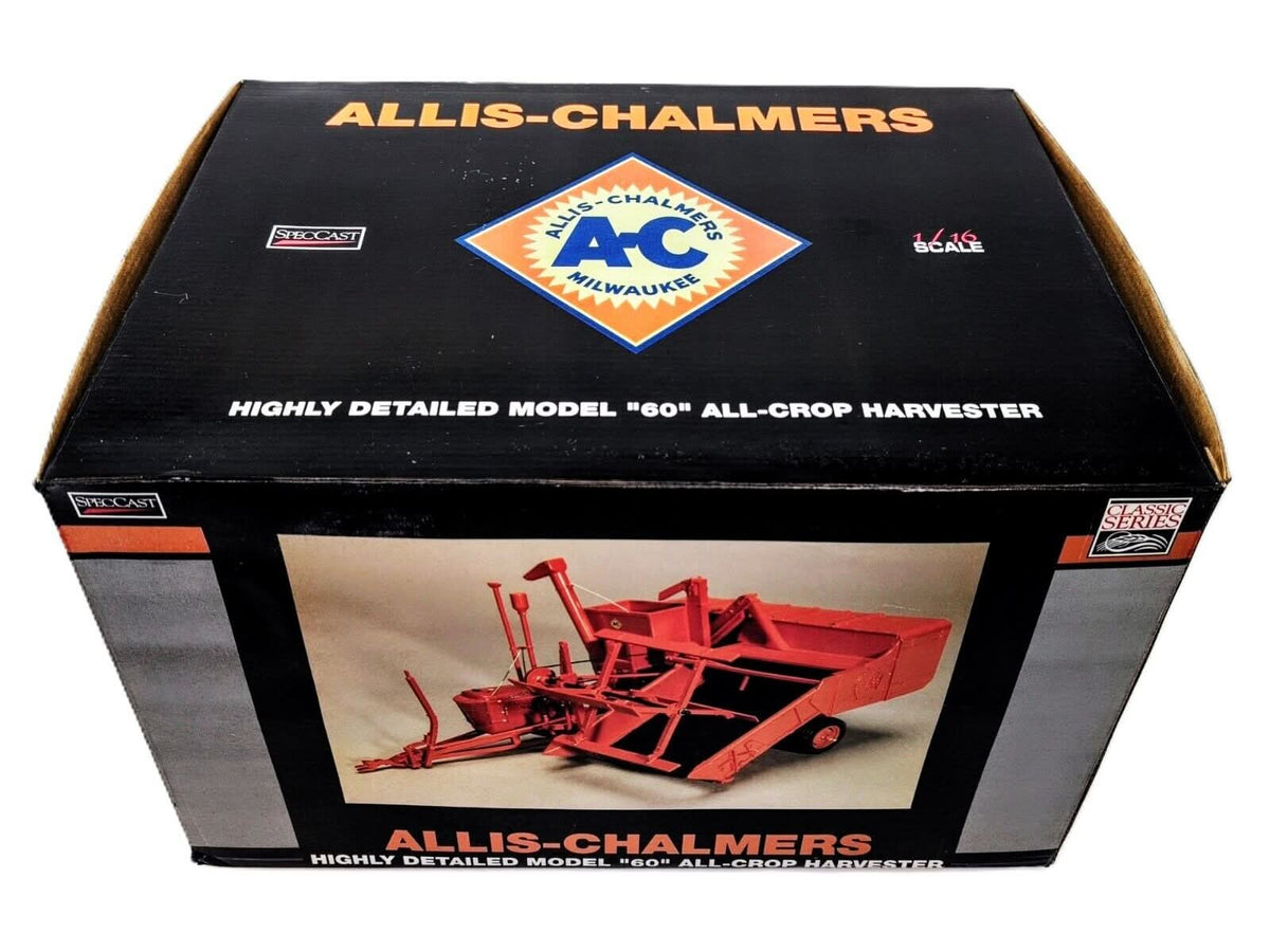 1/16 Allis Chalmers Model 60 All Crop Pull Type Combine *READ* - Farm Toy