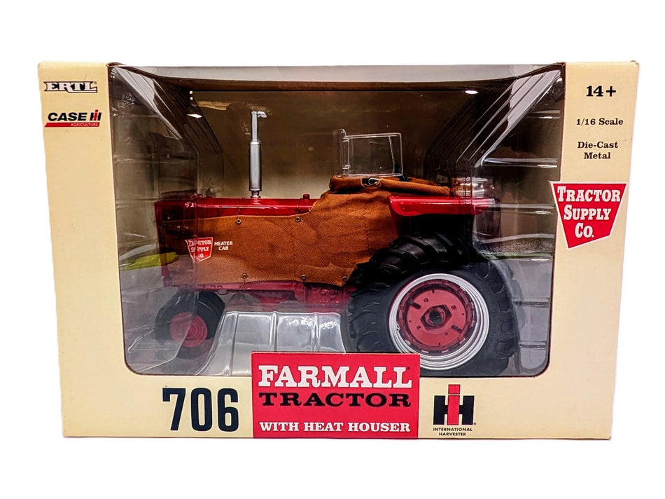 1/16 Farmall 706 Tractor With Heat Houser, Tractor Supply Company