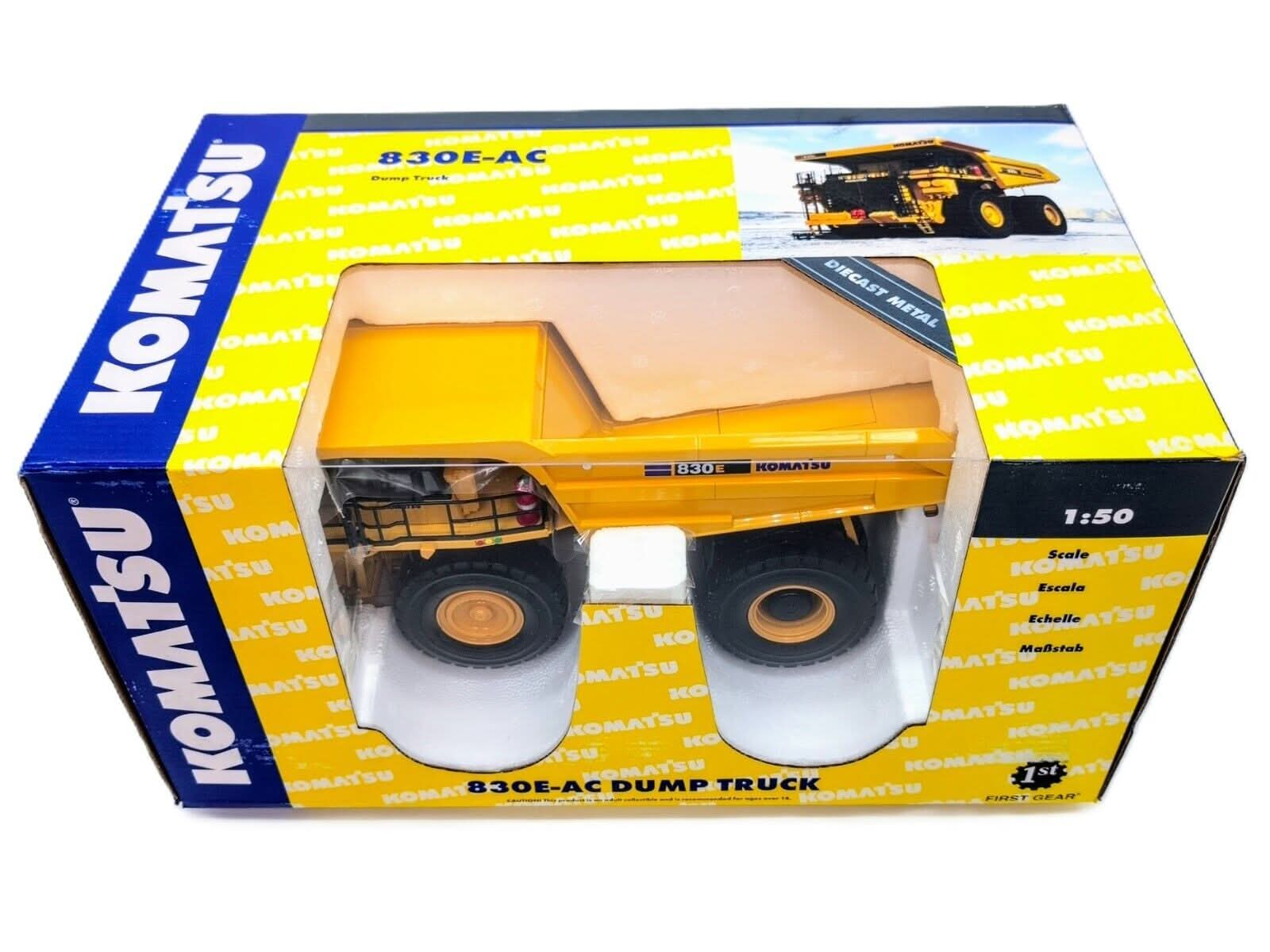 1/50 Komatsu 830E-AC Dump Truck Diecast Model by First Gear - Farm Toy Tractor