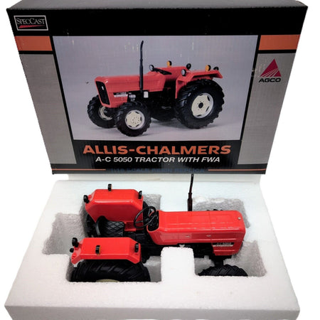 1/16 Allis Chalmers 5050 Tractor With Front Assist, Orange Spectacular Show - Farm Toy