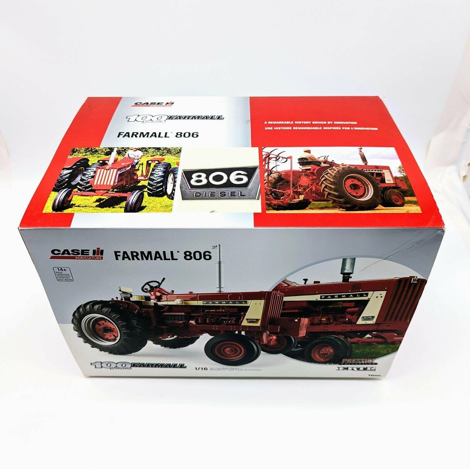 ERTL 1/16 Farmall 806 Prestige 100 years Anniversary Edition.