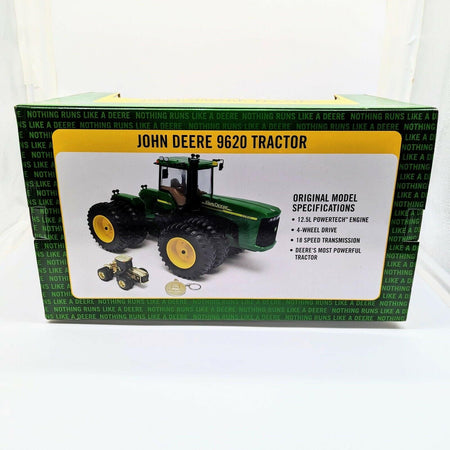 1/16 John Deere 9620 w Duals & 1/64 Gold John Deere 9620  Tractors ZFN15676A.