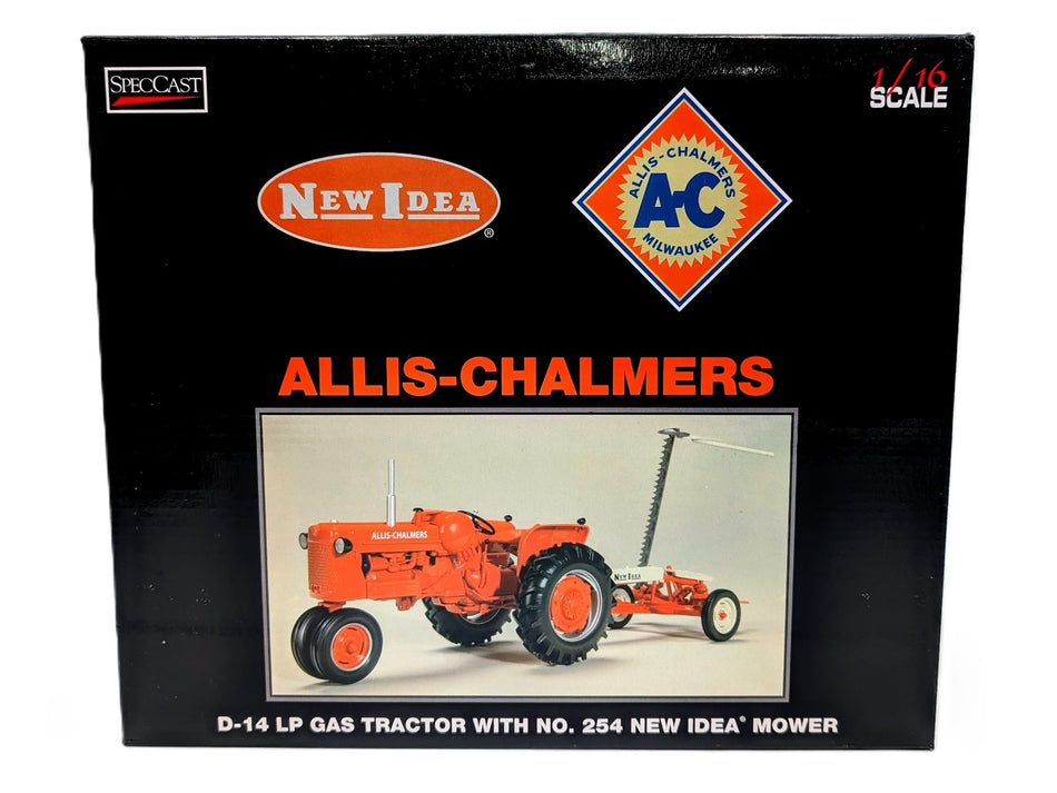 1/16 Allis-Chalmers D-14 LP Gas Tractor W/ #254 New Idea Mower.