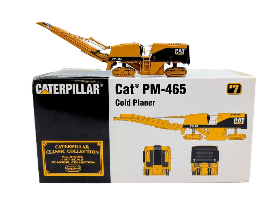1/87 Caterpillar PM-465 Cold Planer Classic Construction Models Brass #7