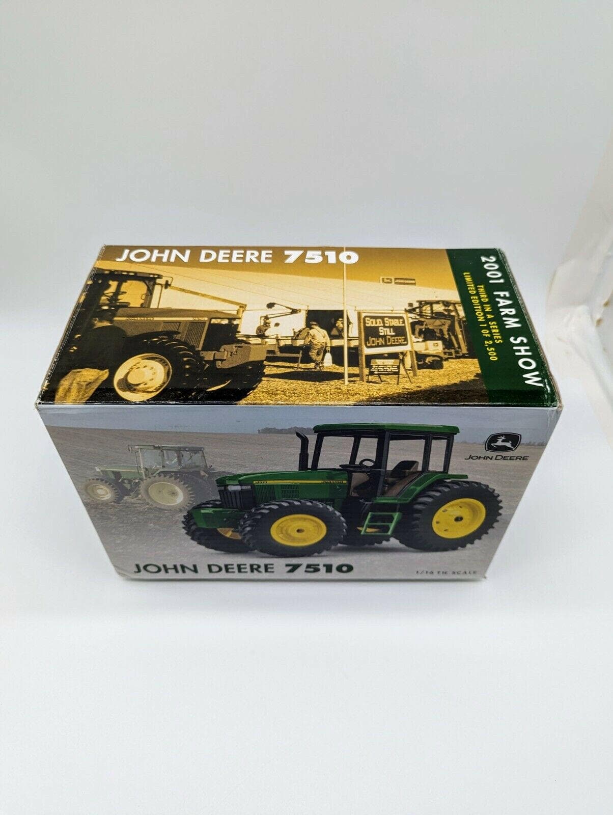 Ertl John Deere 7510 Tractor Diecast 1/16 2001 Farm Show.