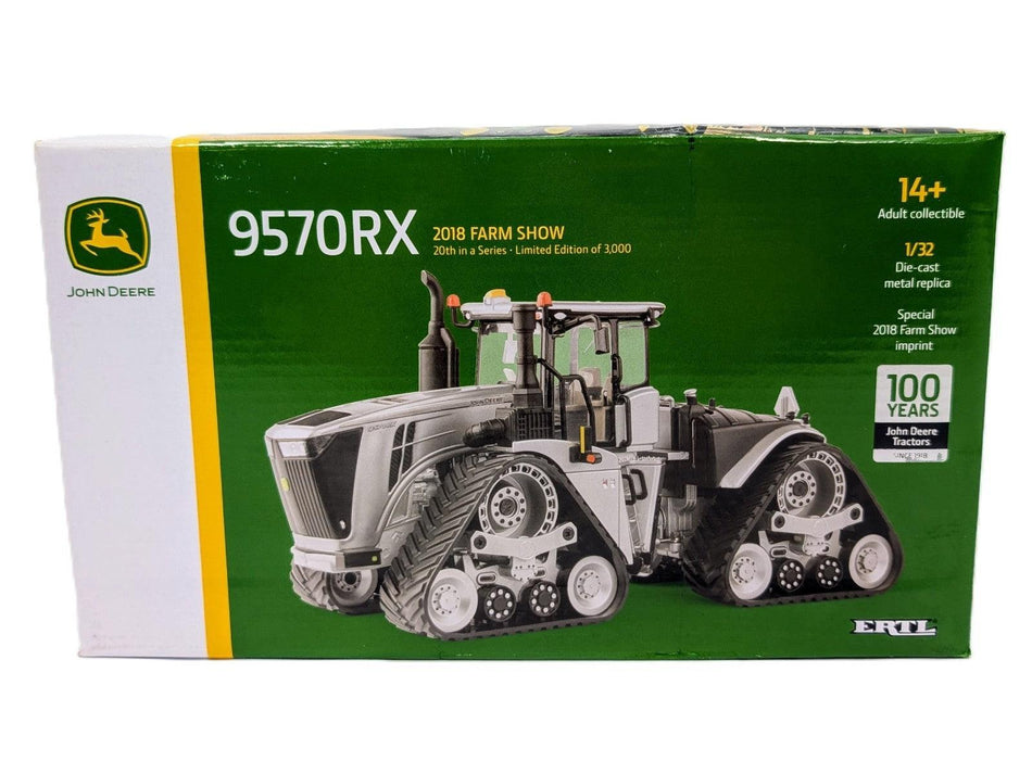 1/32 John Deere 9570Rx Tractor, 2018 Farm Show Edition, Silver